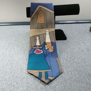 Beatles themed Berkley men's necktie, silk